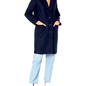 Amazon Essentials over sized coat - sized L - Navy Blue
